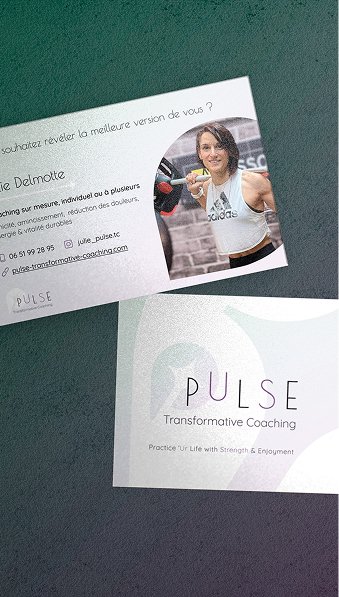 Carte de visite de Pulse transformative coaching zoom