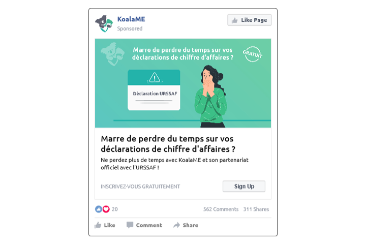 Mockup facebook ads sea koalame