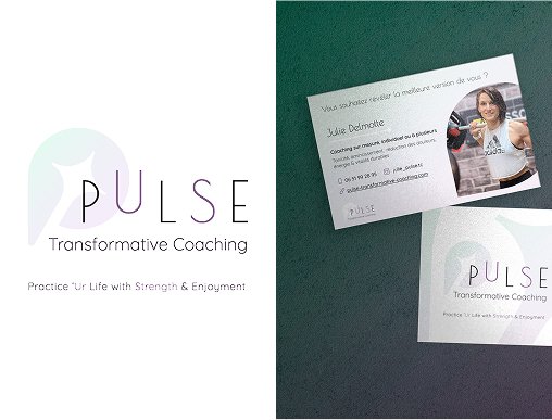 Medx'Resilience - Branding 9 Logo et carte de visite de PULSE Transformative Coaching