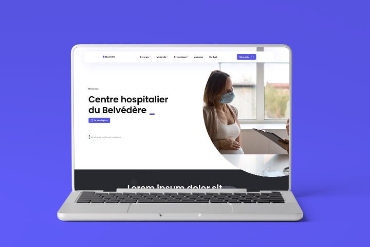 Hôpital du Belvédère – Refonte web