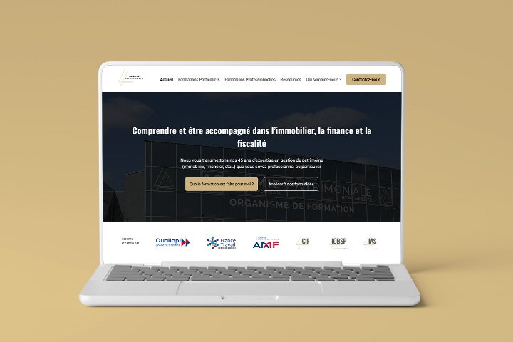 Mockup Academie patrimoniale 1