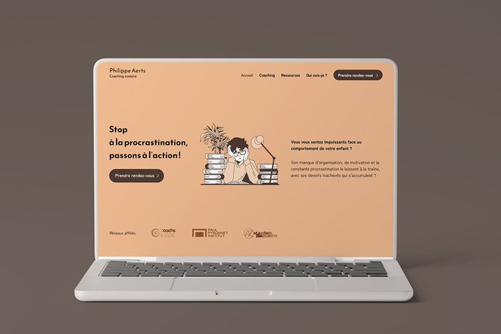 Mockup site philippe aerts coaching scolaire 2